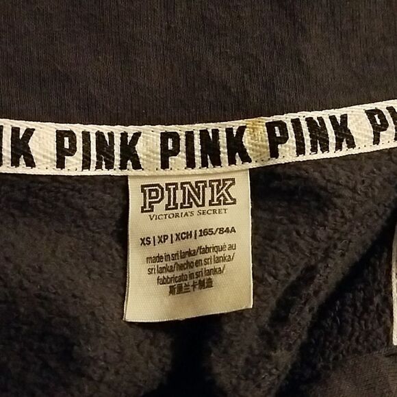 VS PINK Spell Out Varsity Style Sweatshirt XS - Picture 5 of 5